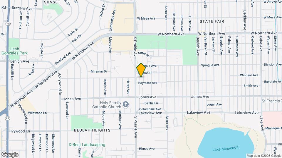 1633-1639 Gaylord Ave Map and Location Details