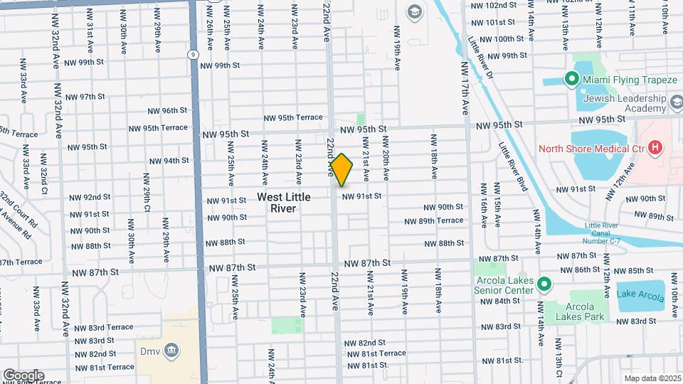 2181 NW 91st St Map and Location Details