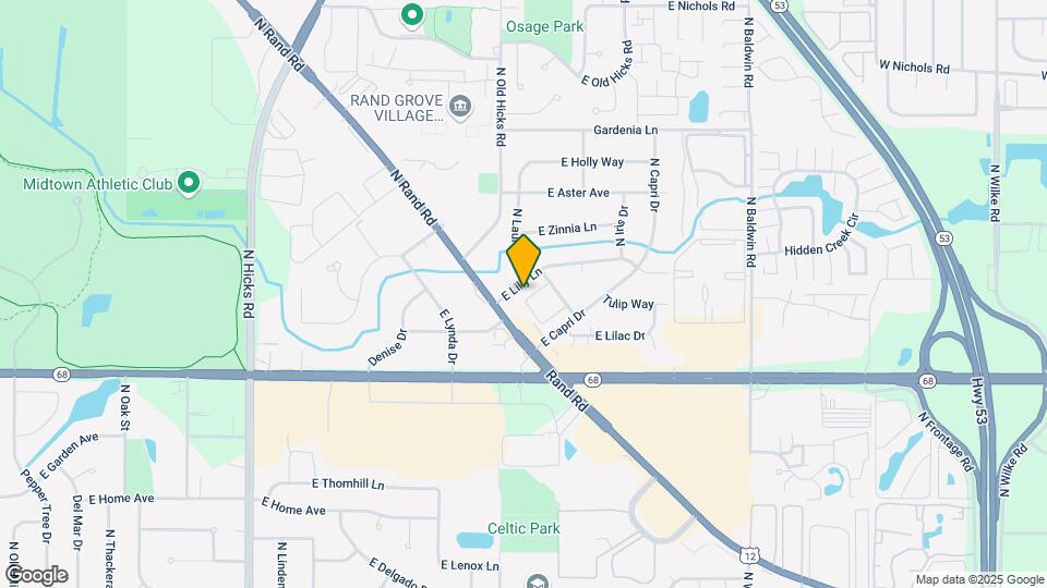 815 E Lilly Ln Map and Location Details