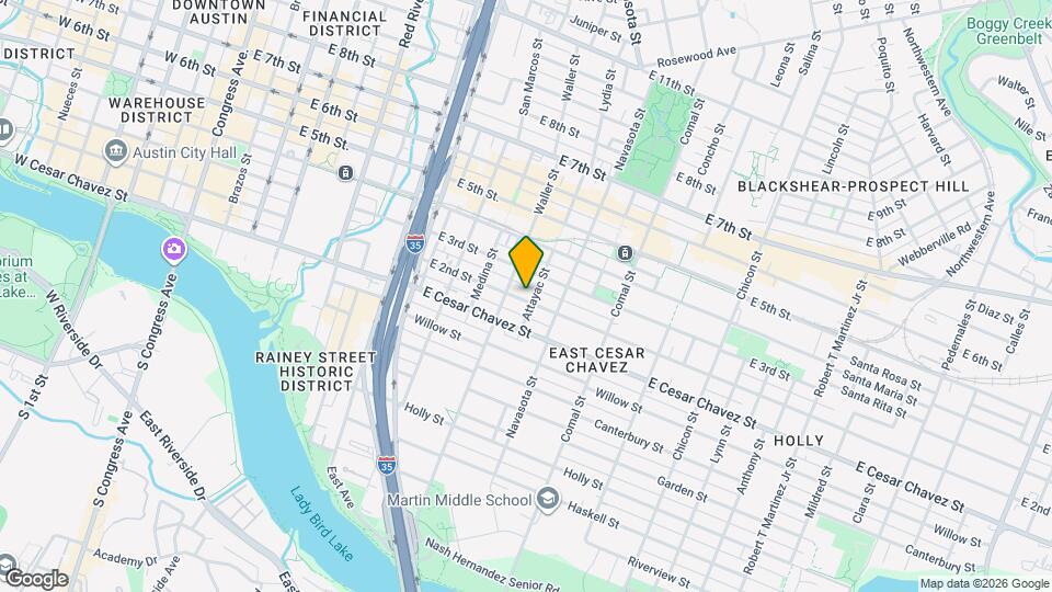 1208 E 2nd St Map and Location Details