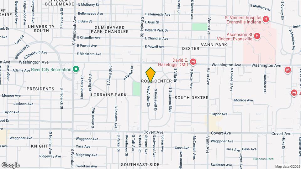 2501 Adams Ave Map and Location Details