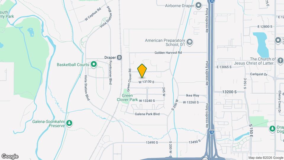 352 W 13130 S, Unit Basement Map and Location Details