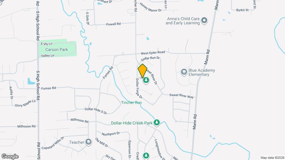 5433 Powder River Ct Map and Location Details