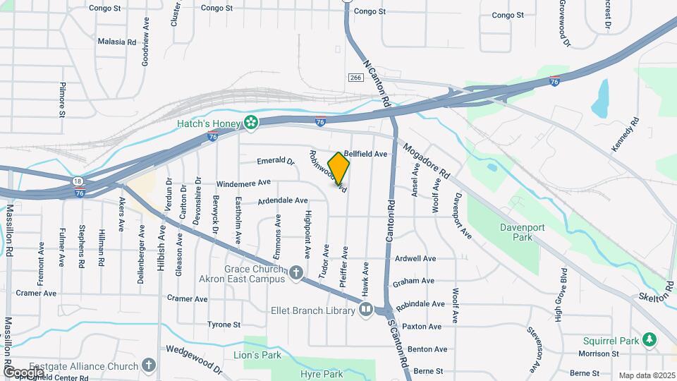 118 Robinwood Blvd Map and Location Details