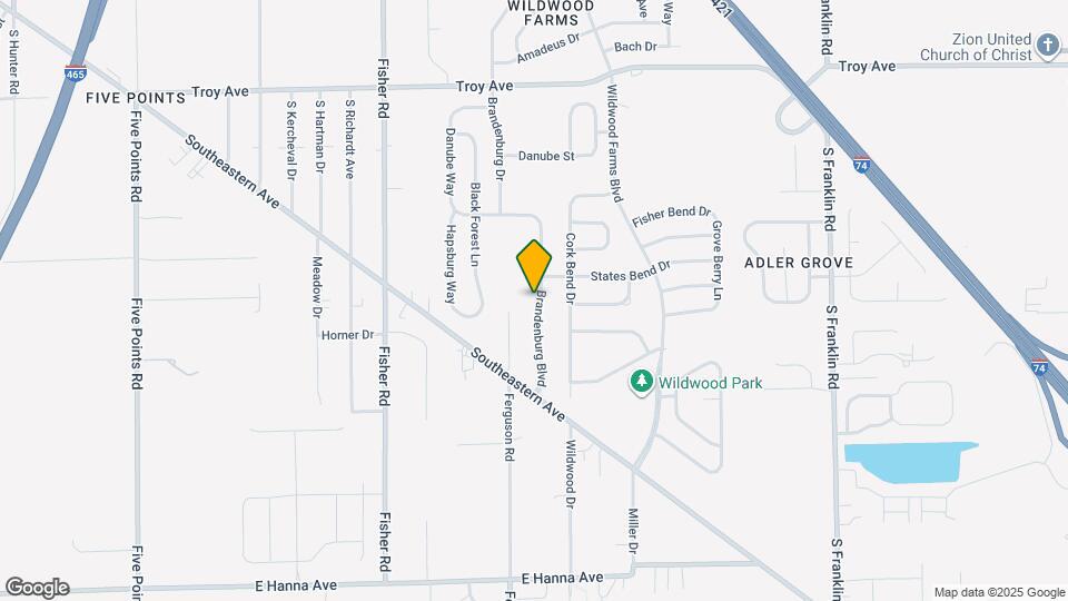 3422 Brandenburg Blvd Map and Location Details