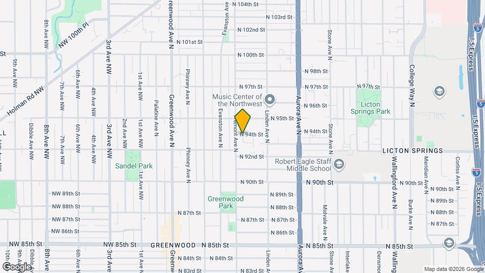 705 N 94th St Map and Location Details