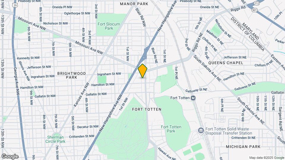 5210 North Capitol St NW Map and Location Details