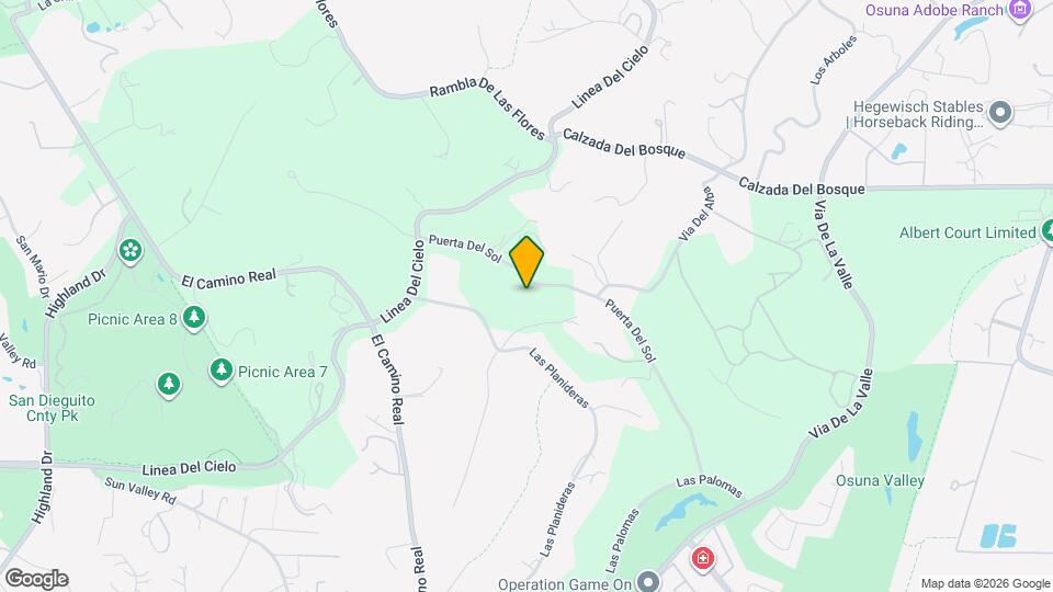 16032 Puerta Del Sol Map and Location Details