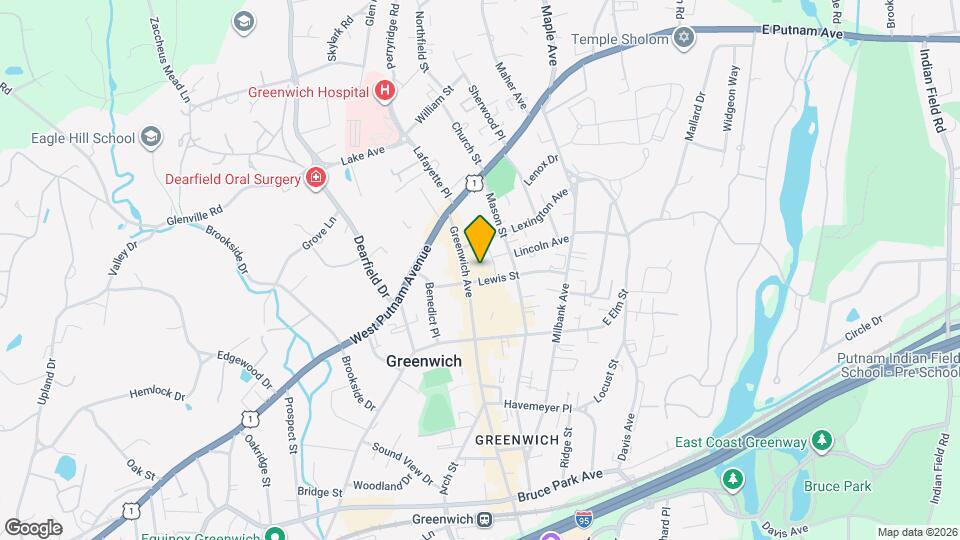 121 Greenwich Ave Map and Location Details