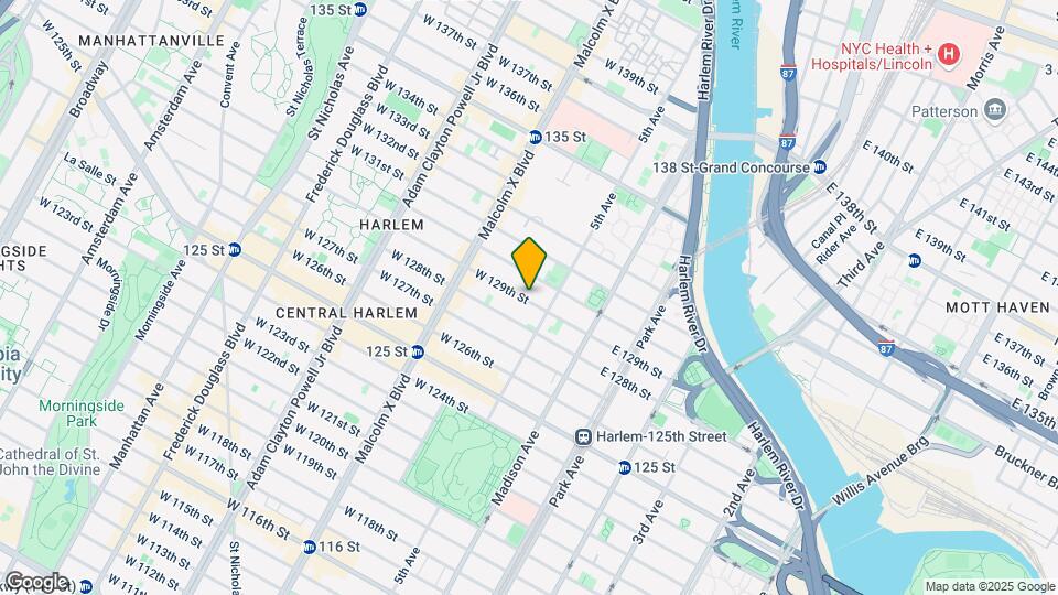 9 W 129th St Map and Location Details