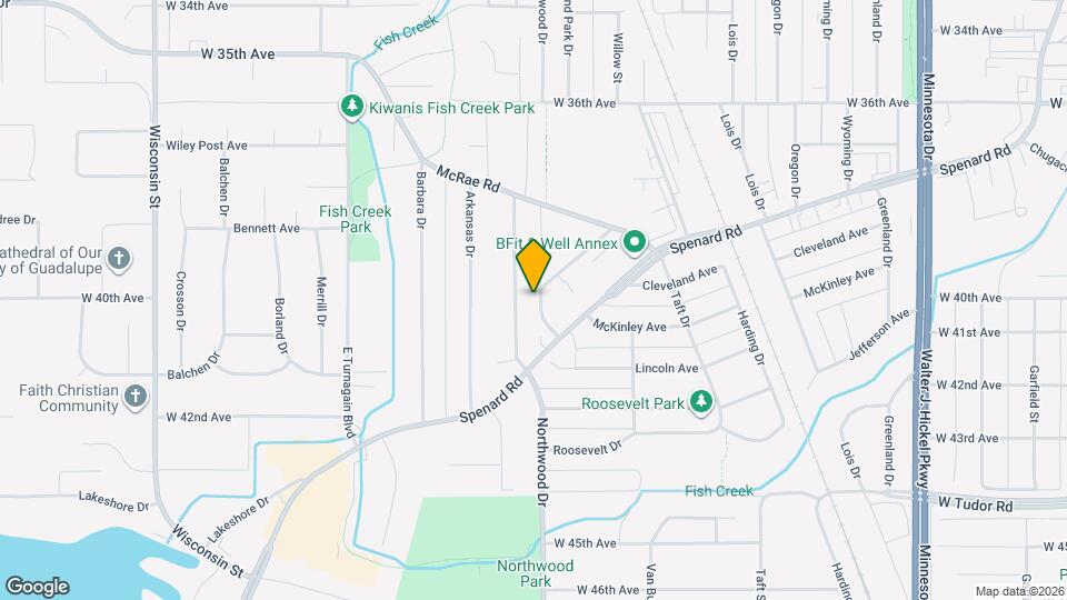 3904 Northwood Dr Map and Location Details