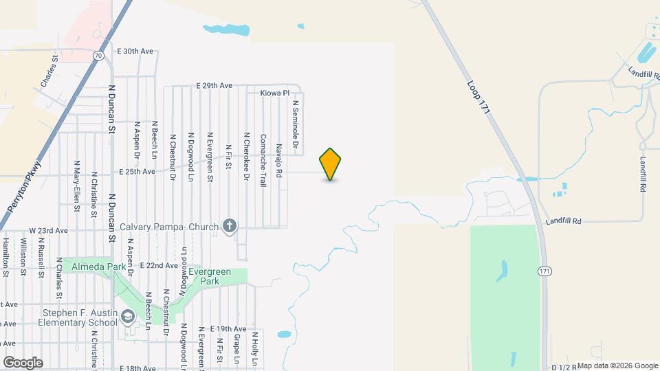 1505 Sioux Pl Map and Location Details