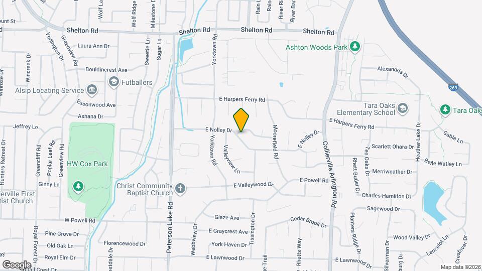 200 E Nolley Dr Map and Location Details