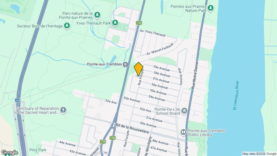 14361 Forsyth Rue Map and Location Details