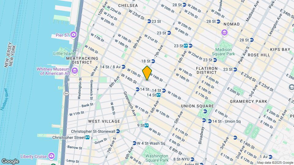 152 W 15th St Map and Location Details