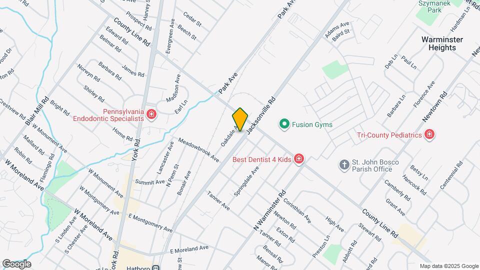 451 Jacksonville Rd Map and Location Details