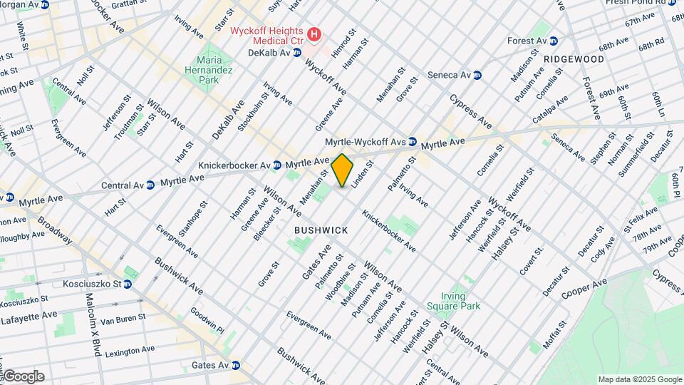 533 Knickerbocker Ave Mapa y Detalles de la Ubicación