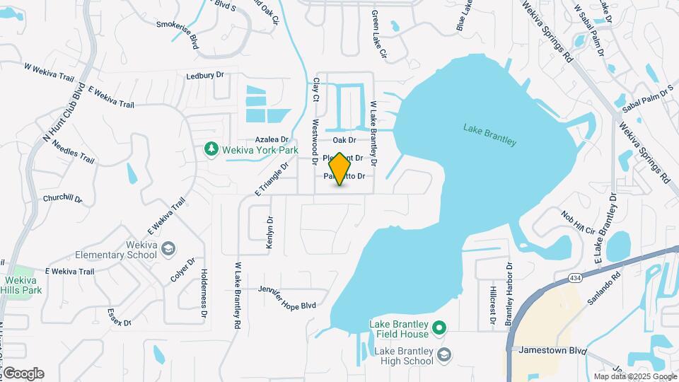1950 W Lake Brantley Rd Map and Location Details