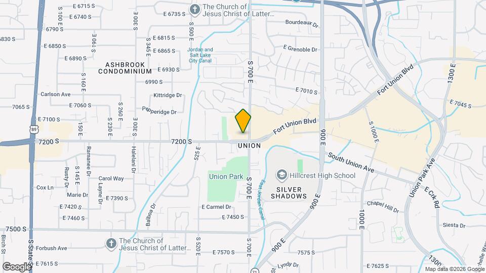 644 E Fort Union Blvd Map and Location Details