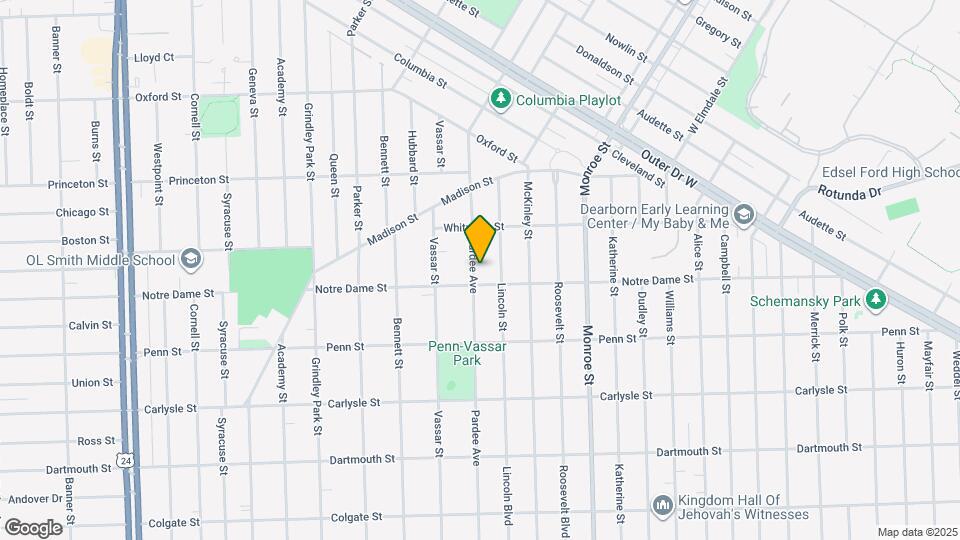 3237 Pardee Ave Map and Location Details