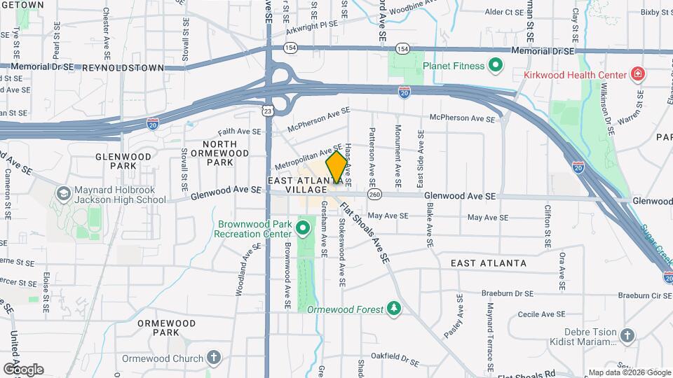 512 Flat Shoals Ave SE Map and Location Details