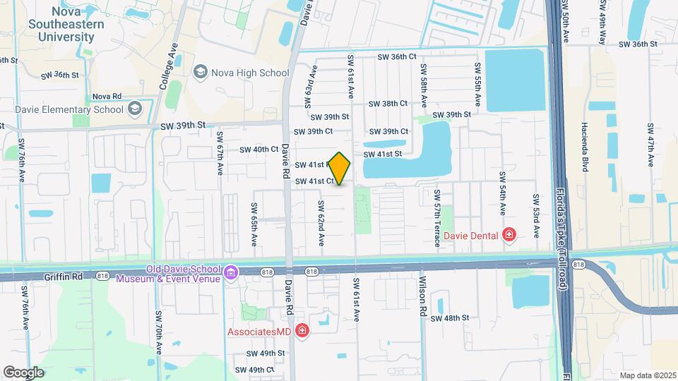6141 SW 42nd Ct Map and Location Details