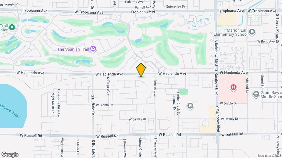 7444 Red Plumeria Ave Map and Location Details