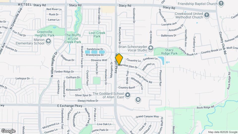 1602 Harvest Glen Dr Map and Location Details