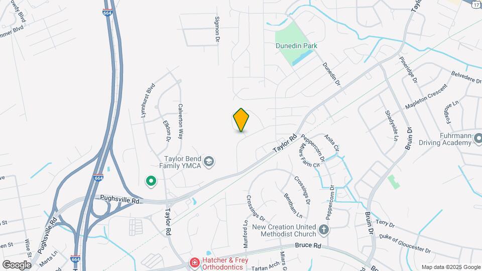 3612 Clover Meadow Dr Map and Location Details