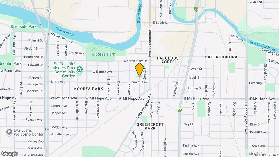 1722 Coleman Ave Map and Location Details