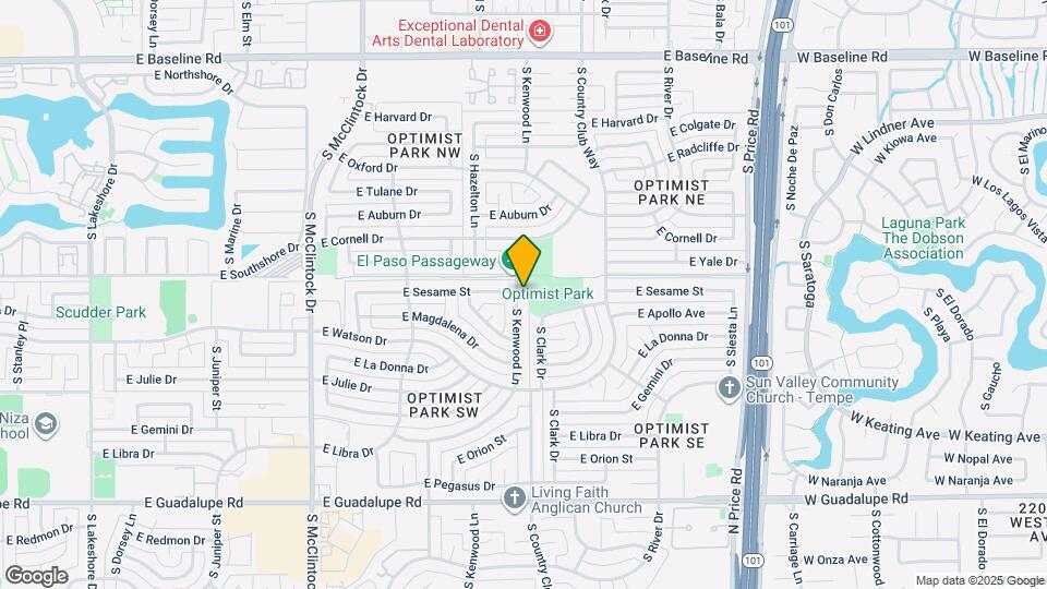 5803 S Kenwood Ln Map and Location Details