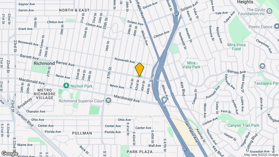 470 42nd St Map and Location Details