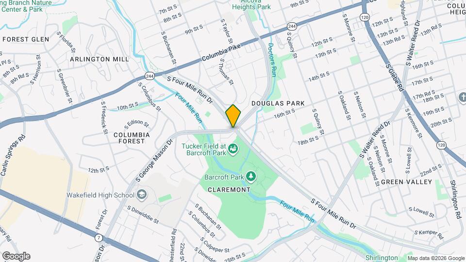 George Mason Village Condo Map and Location Details
