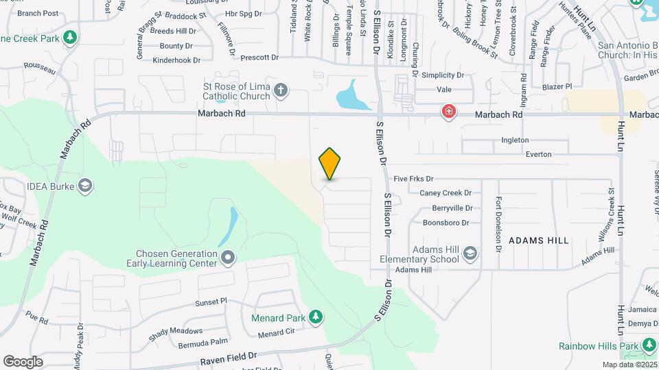 9835 Marbach Canyon Map and Location Details