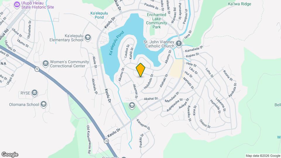 1030 Kahili Pl Map and Location Details