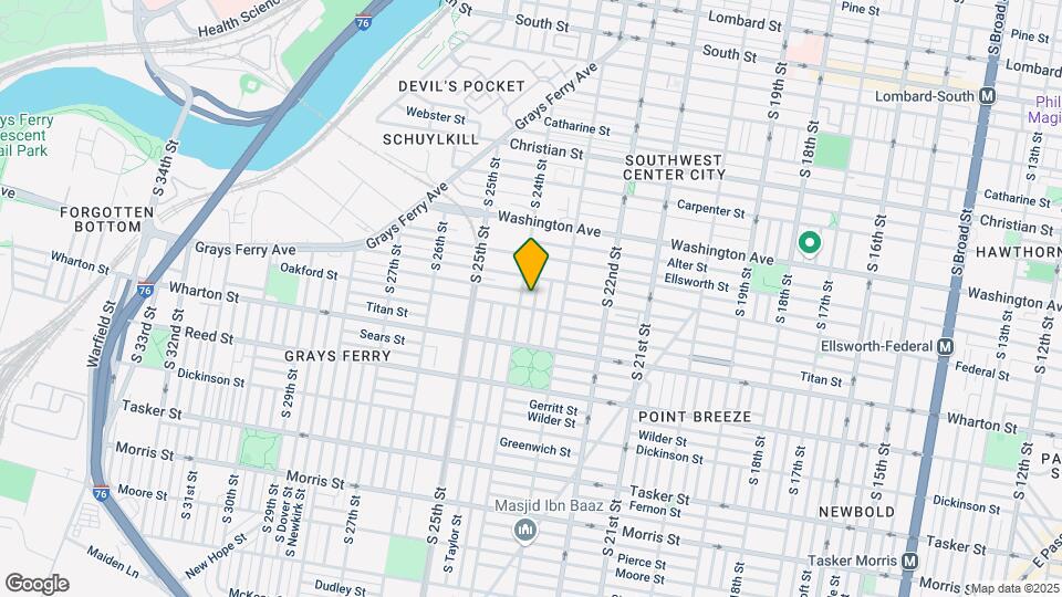 1228 S Bucknell St Map and Location Details