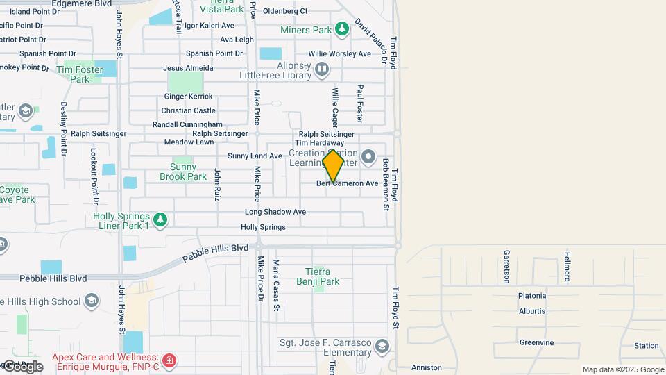 14832 Bert Cameron Ave Map and Location Details