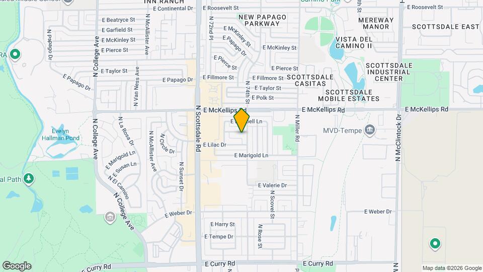 1039 E Larkspur Ln Map and Location Details