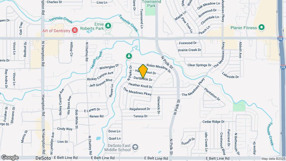 700 Dartbrook Dr Map and Location Details