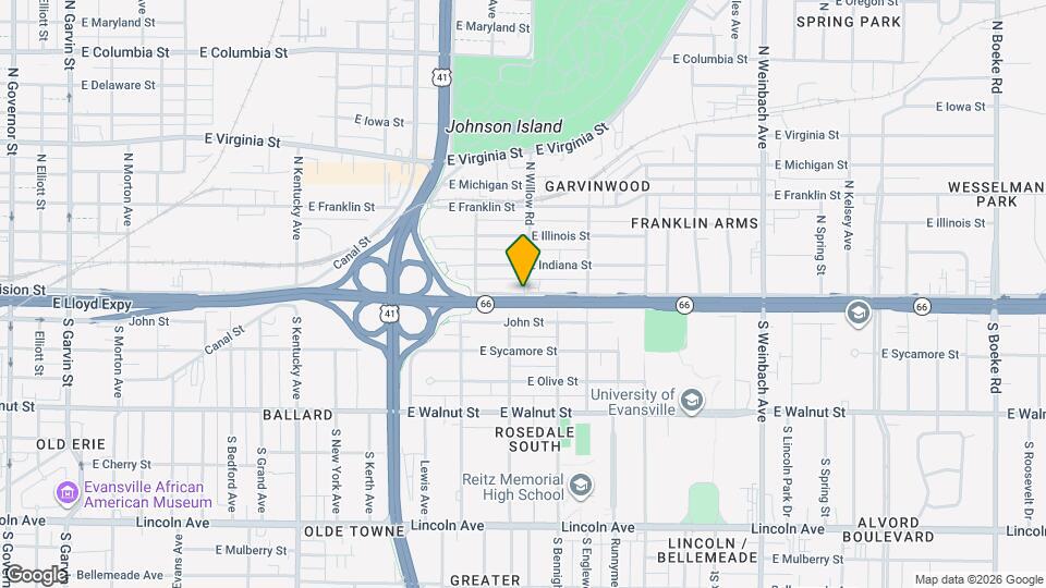 1440 E Division St Mapa y Detalles de la Ubicación