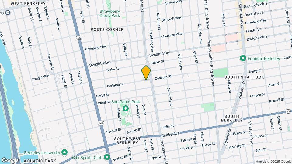 1432 Carleton St Map and Location Details