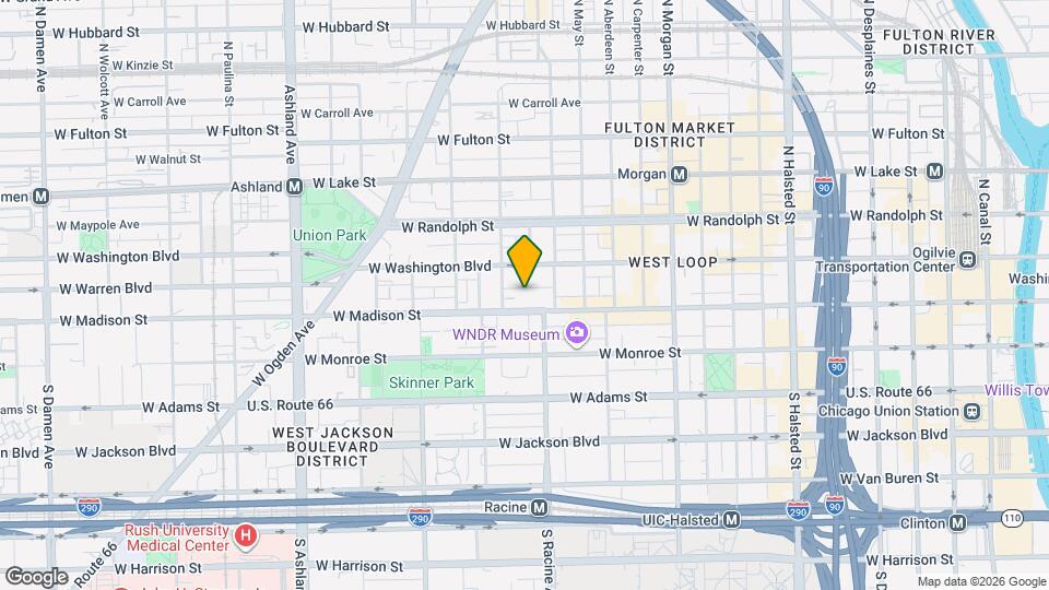 1216 W Madison St Mapa y Detalles de la Ubicación