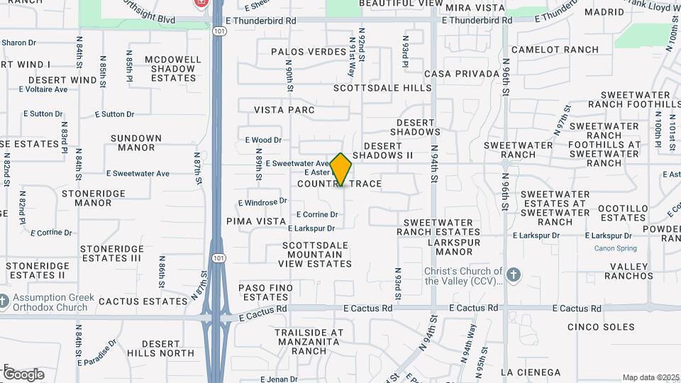 9081 E Sahuaro Dr Mapa y Detalles de la Ubicación