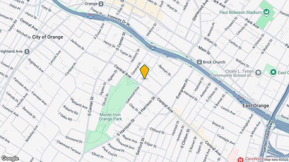 216 Oakwood Ave Map and Location Details