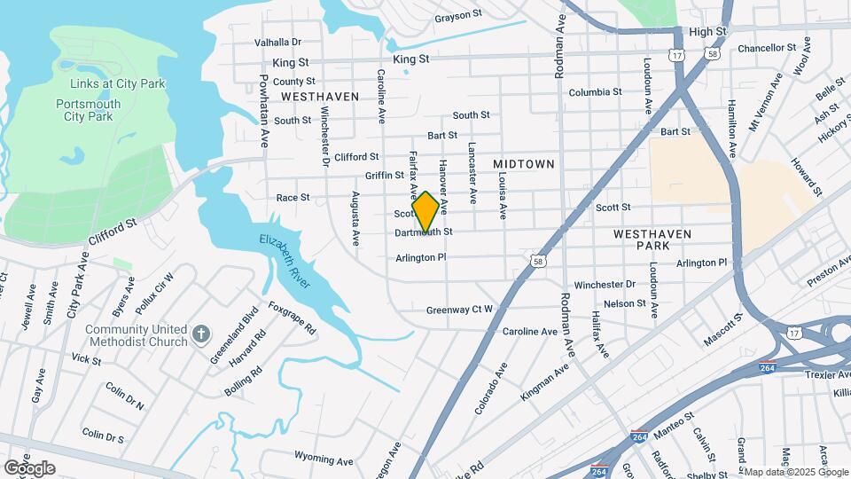 4115 Dartmouth St Map and Location Details