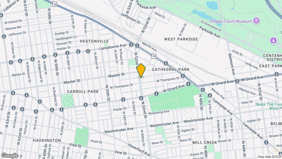 1313 N 52nd St Map and Location Details