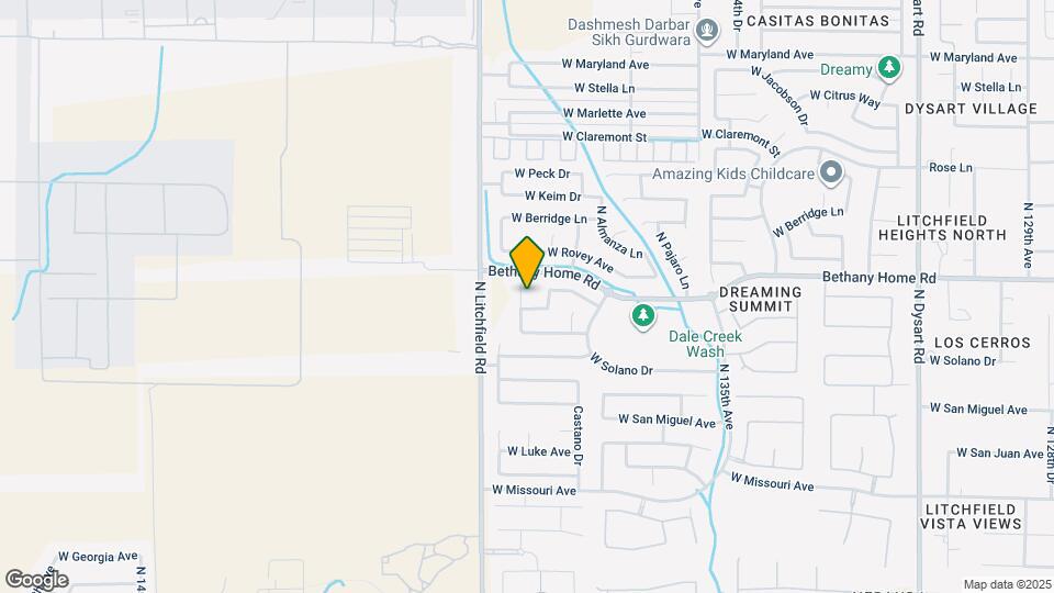 5917 N Milano Ct Map and Location Details