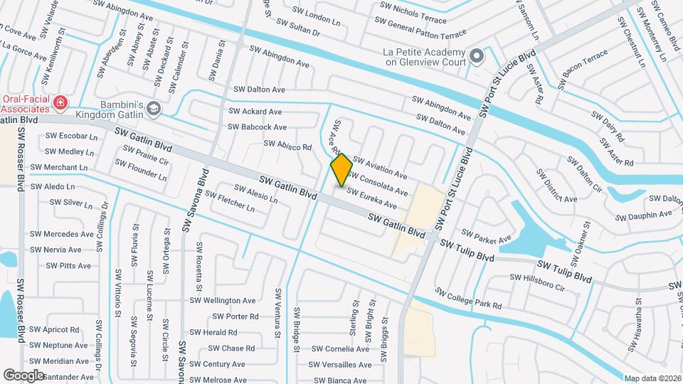 1086 SW Eureka Ave Map and Location Details