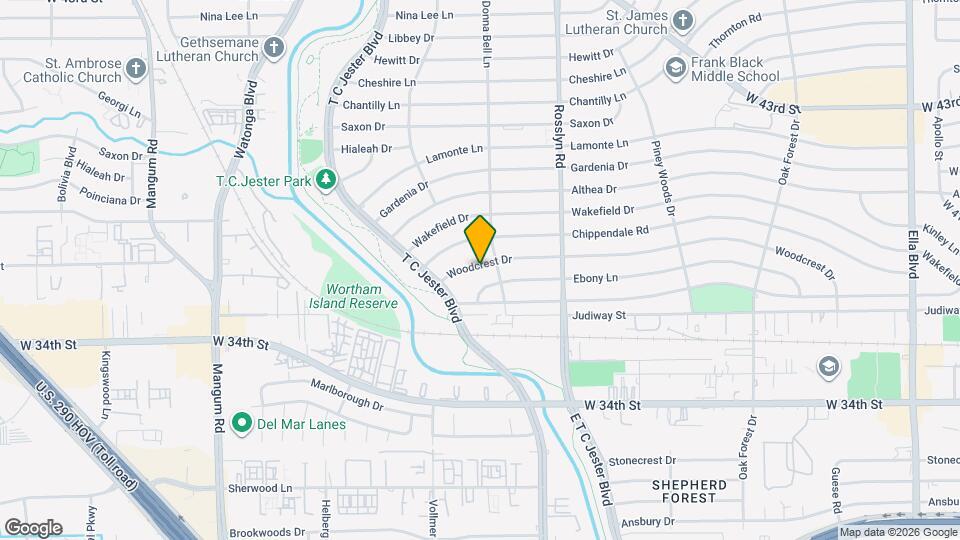 2015 Woodcrest Dr Map and Location Details