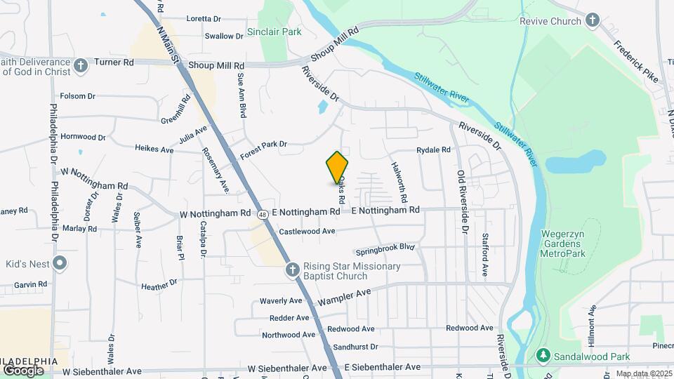 4325 Fair Oaks Rd Map and Location Details